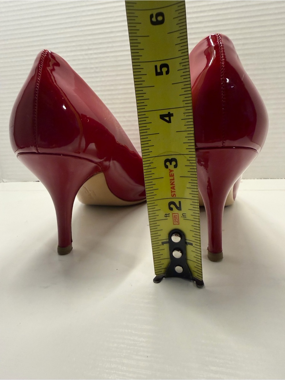 Salvatore Ferragamo CARLA 70 Patent Ribbon Pump Red 9-1/2 C - Picture 16 of 16
